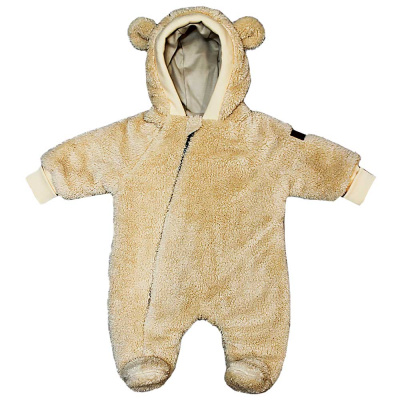 Комбинезон для мальчика и девочки Мишка Топтыжка на синтепоне Балуша ш973/220 карамель 1